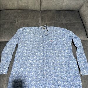 Cinch men’s long sleeve button up shirt